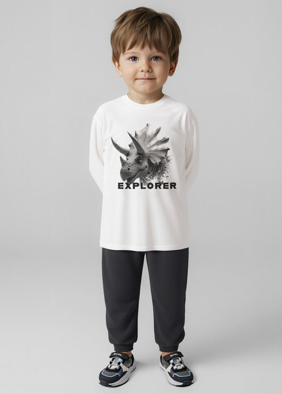 Basic cuffed fleece trousers