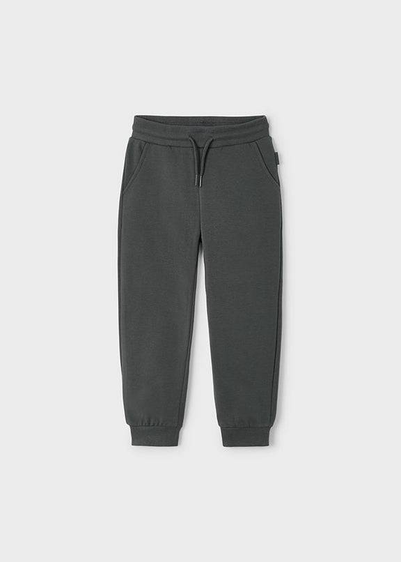 Basic cuffed fleece trousers