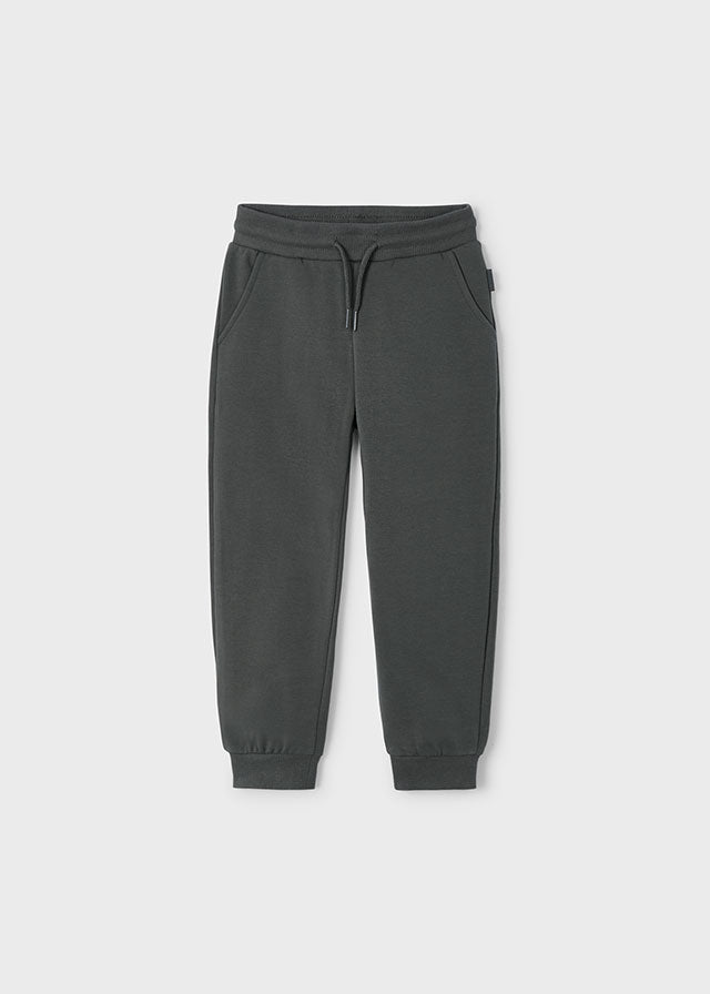 Basic cuffed fleece trousers