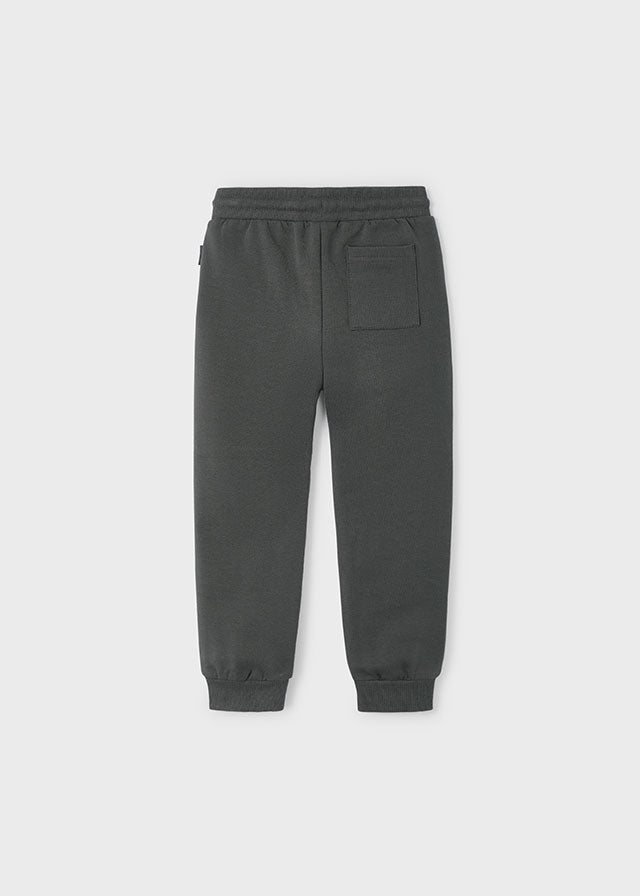 Basic cuffed fleece trousers