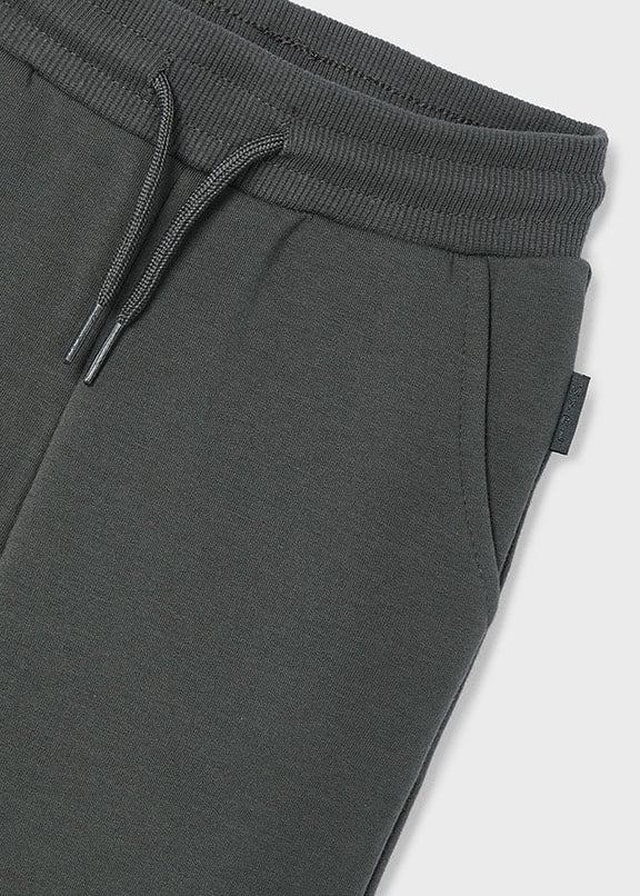 Basic cuffed fleece trousers