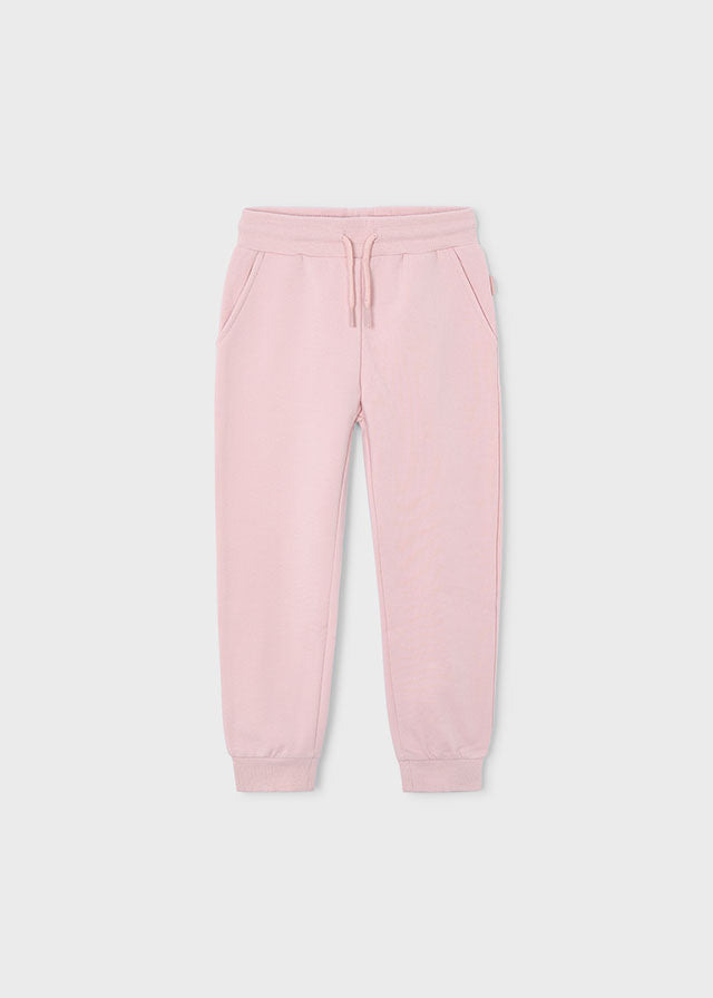 Basic cuffed fleece trousers