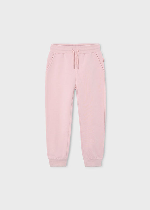 Basic cuffed fleece trousers
