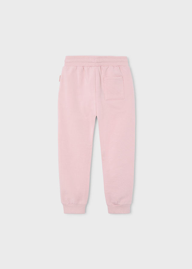 Basic cuffed fleece trousers