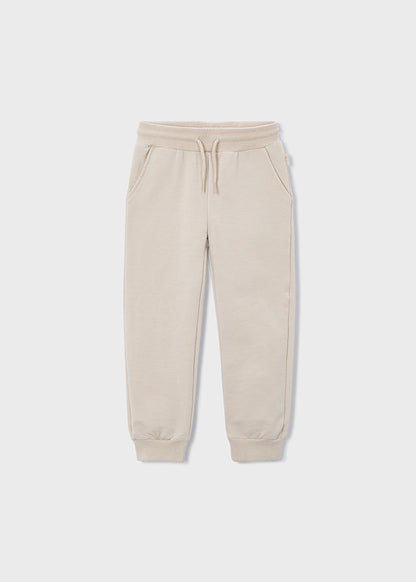Basic cuffed fleece trousers