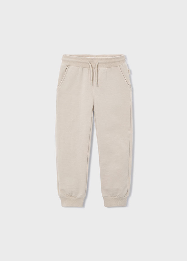 Basic cuffed fleece trousers