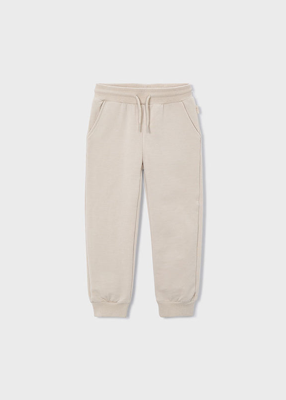 Basic cuffed fleece trousers