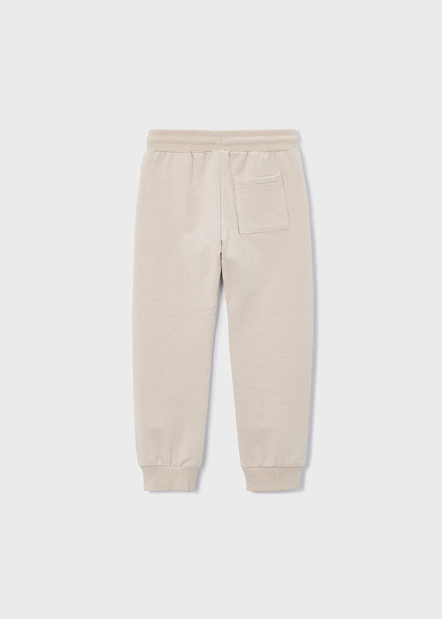 Basic cuffed fleece trousers
