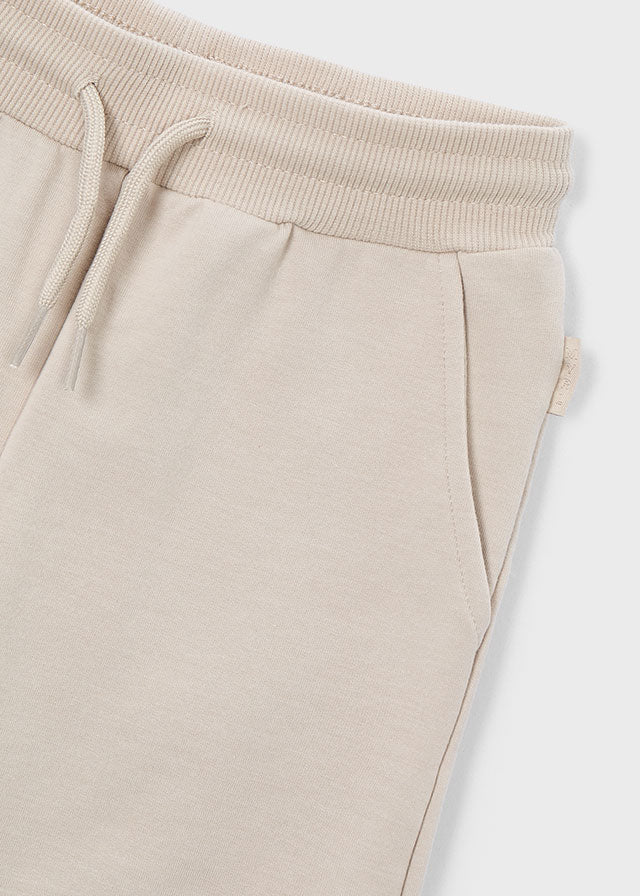 Basic cuffed fleece trousers