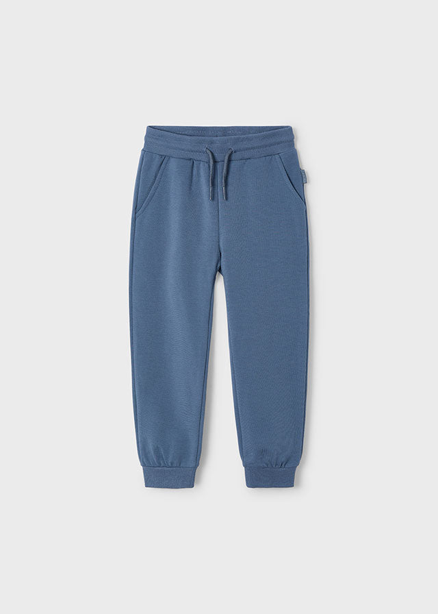 Basic cuffed fleece trousers