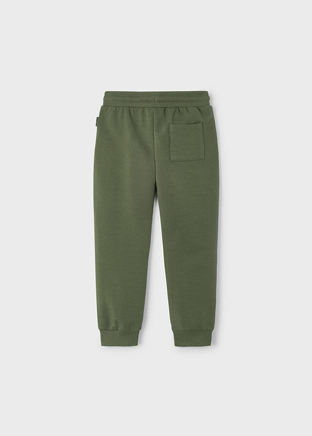 Basic cuffed fleece trousers