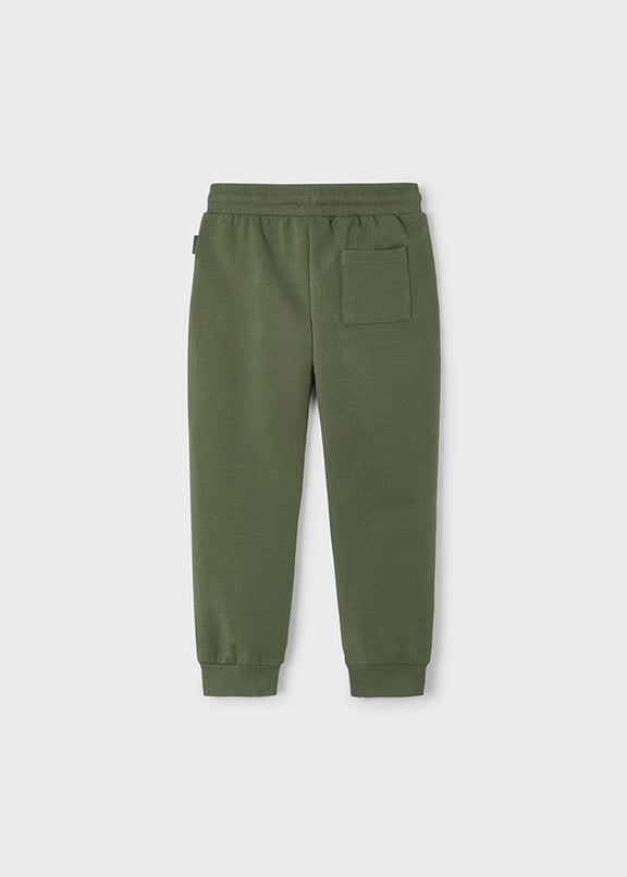Basic cuffed fleece trousers