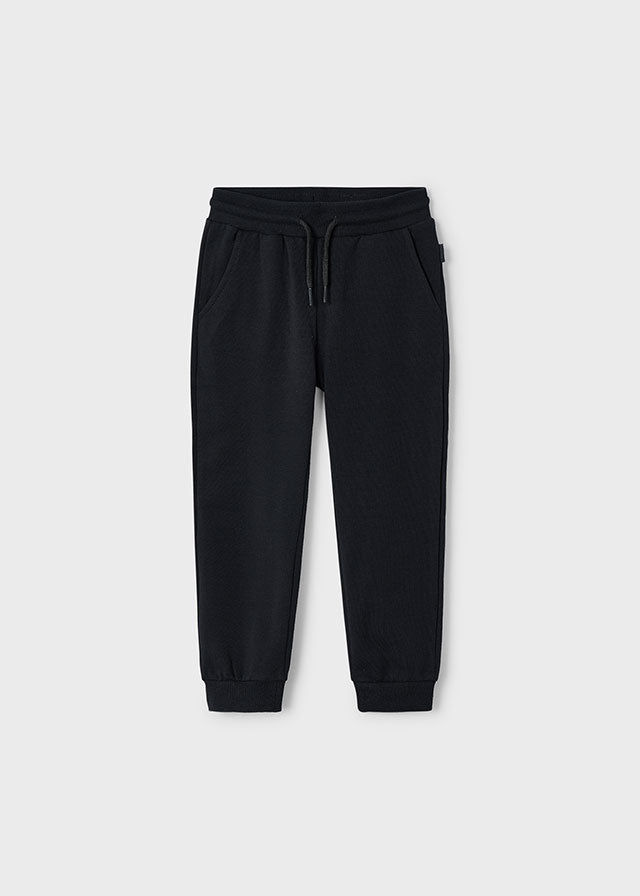 Basic cuffed fleece trousers