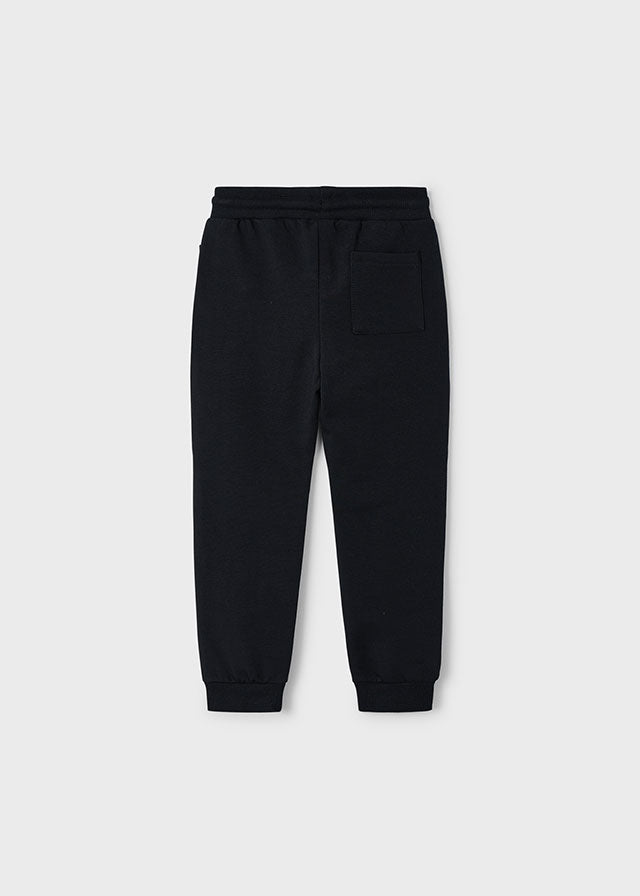Basic cuffed fleece trousers