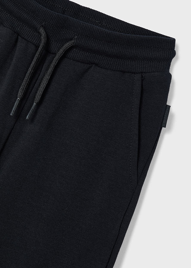 Basic cuffed fleece trousers