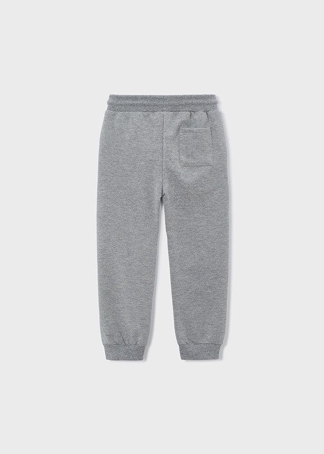 Basic cuffed fleece trousers