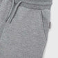 Basic cuffed fleece trousers