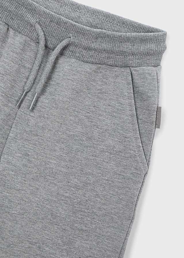 Basic cuffed fleece trousers
