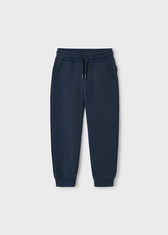 Basic cuffed fleece trousers