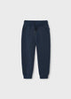 Basic cuffed fleece trousers
