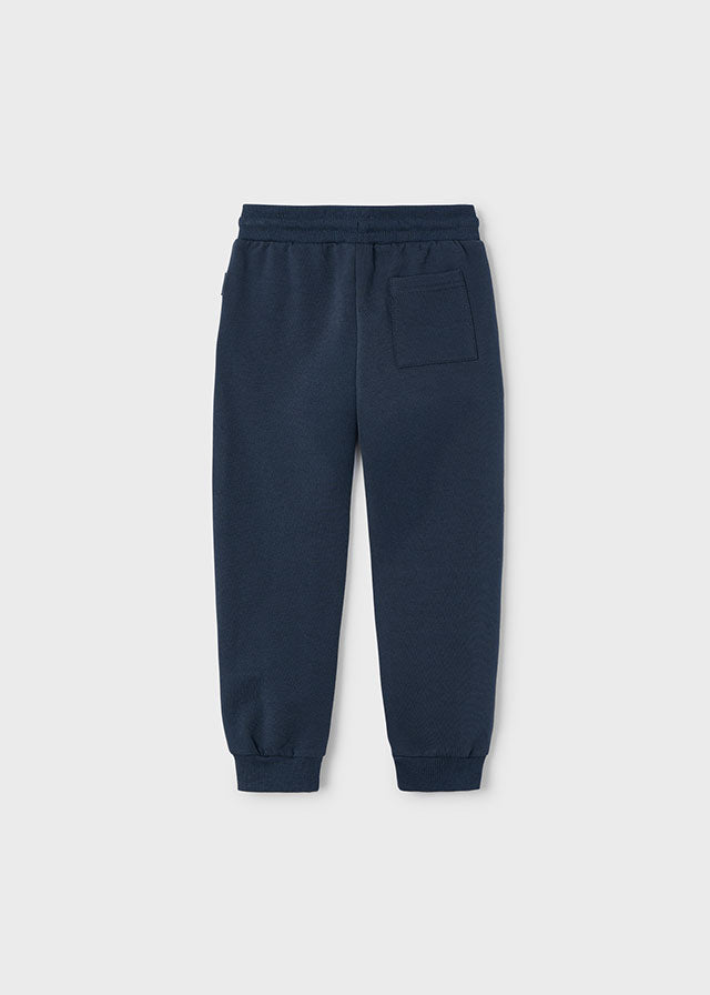 Basic cuffed fleece trousers