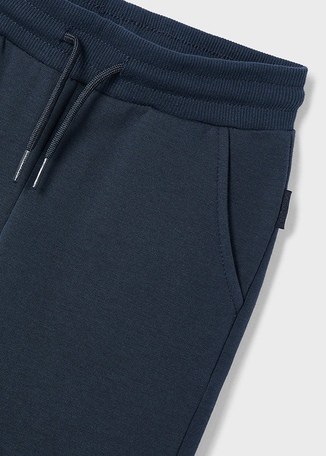 Basic cuffed fleece trousers