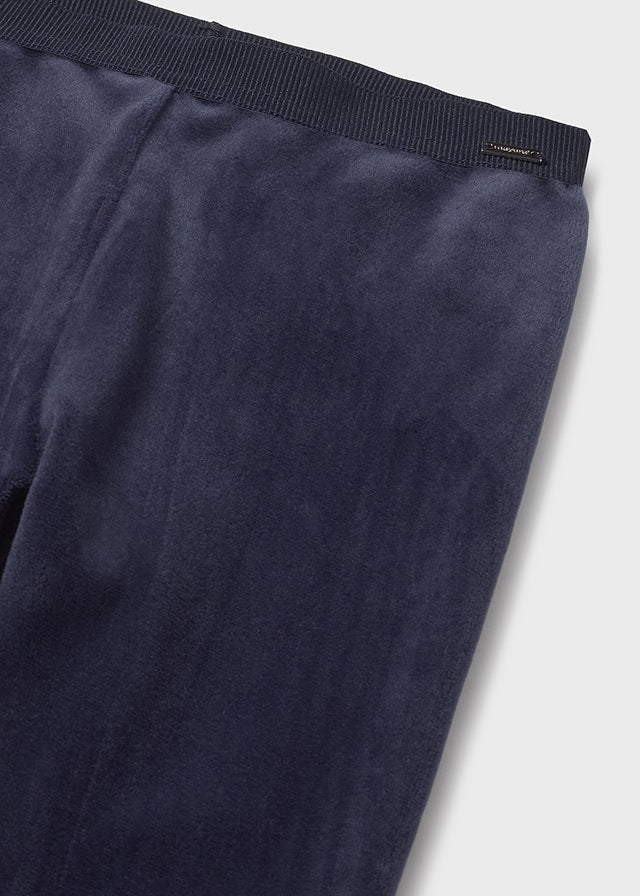 Basic velvet leggings