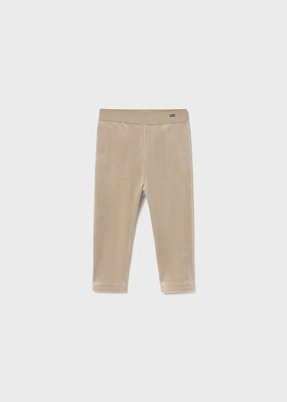 Basic velvet leggings