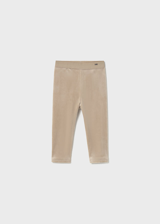 Basic velvet leggings