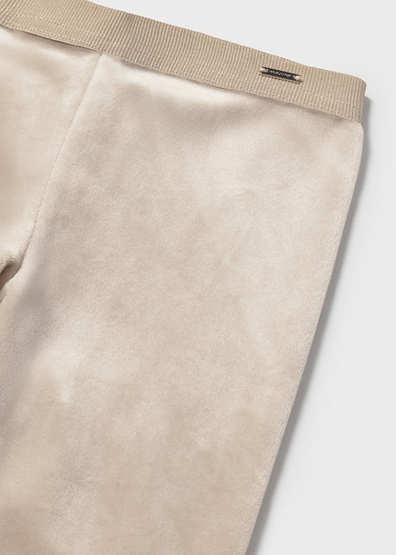 Basic velvet leggings