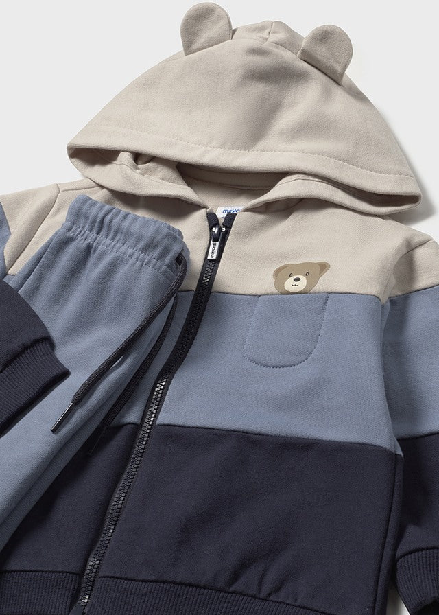 Basic plush 2 pants tracksuit