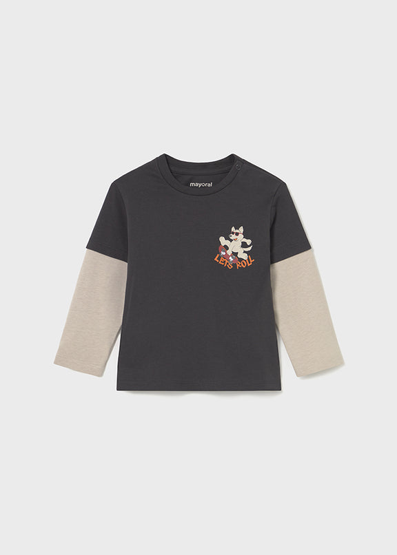 Layered t-shirt