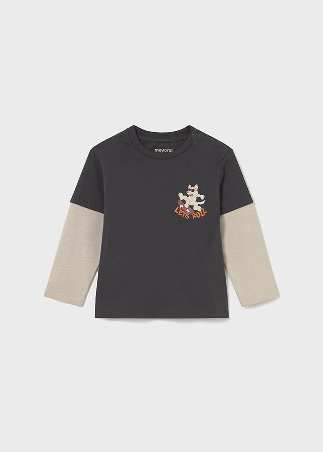 Layered t-shirt