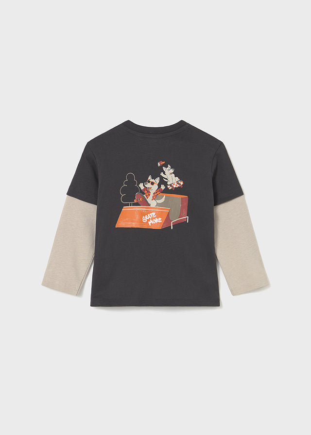 Layered t-shirt