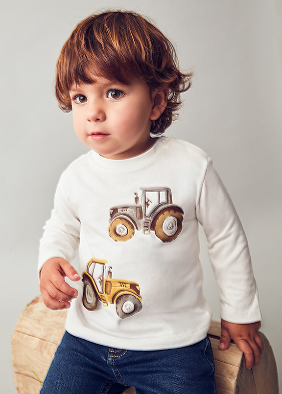 L/s "Play" tractor shirt