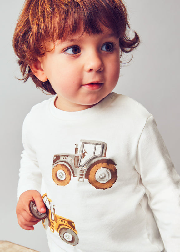 L/s "Play" tractor shirt