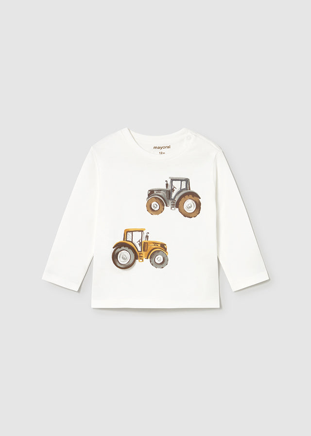 L/s "Play" tractor shirt