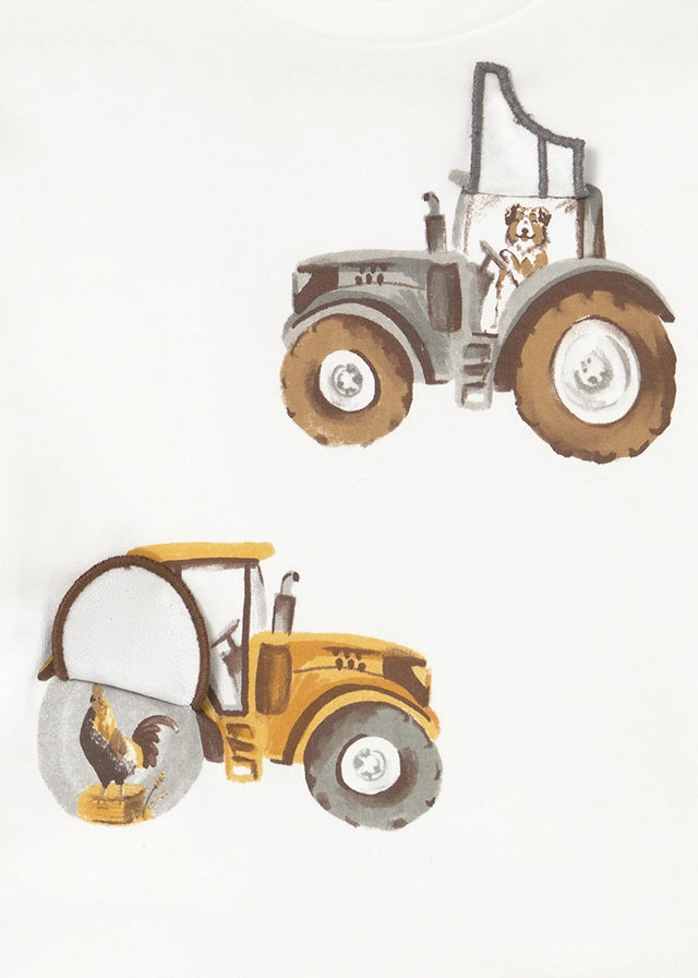 L/s "Play" tractor shirt