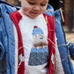 L/s t-shirt applique animal