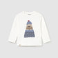 L/s t-shirt applique animal