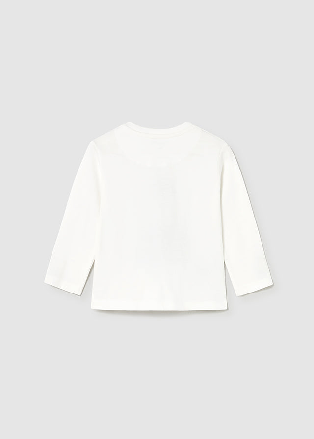 L/s t-shirt applique animal