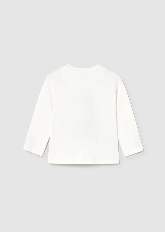L/s t-shirt applique animal
