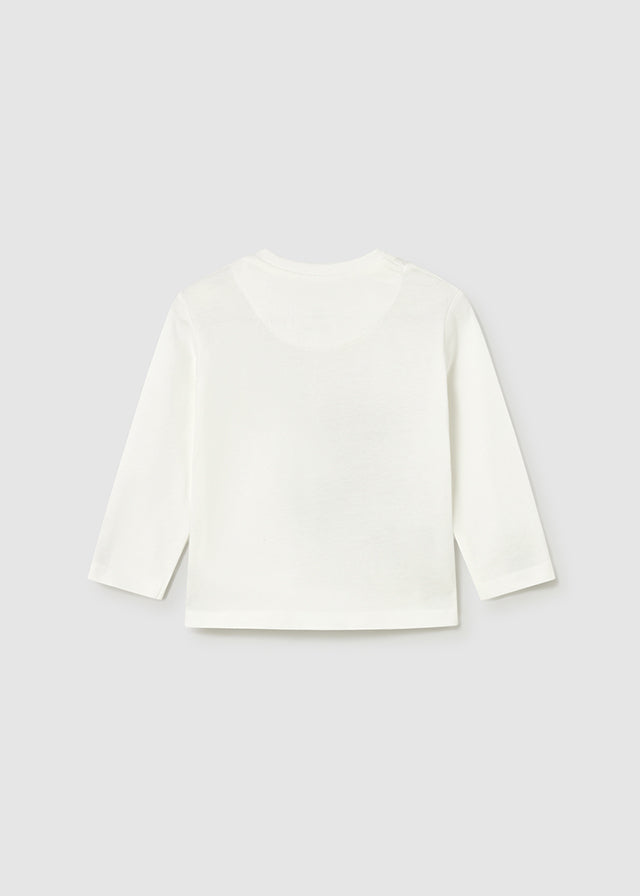 L/s t-shirt applique animal