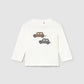 L/s t-shirt knit applique