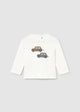 L/s t-shirt knit applique