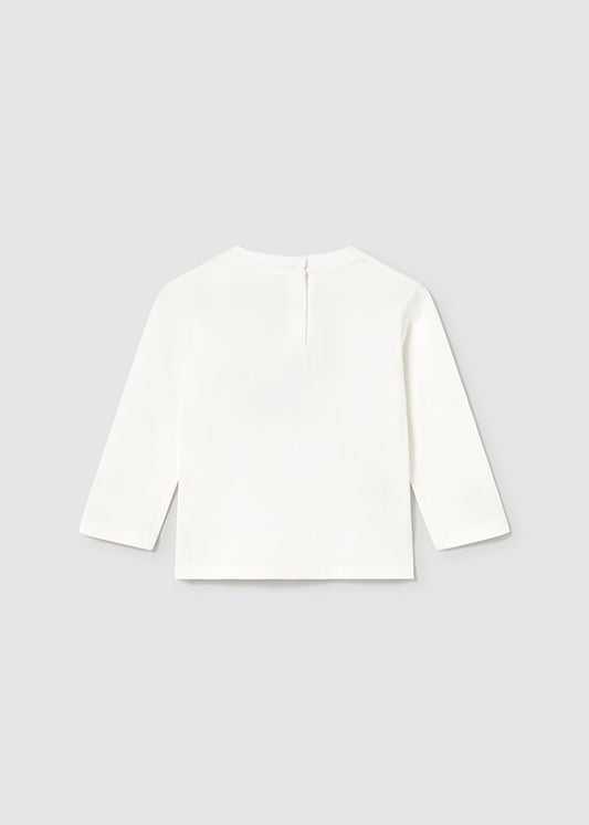 L/s t-shirt knit applique