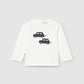 L/s t-shirt knit applique