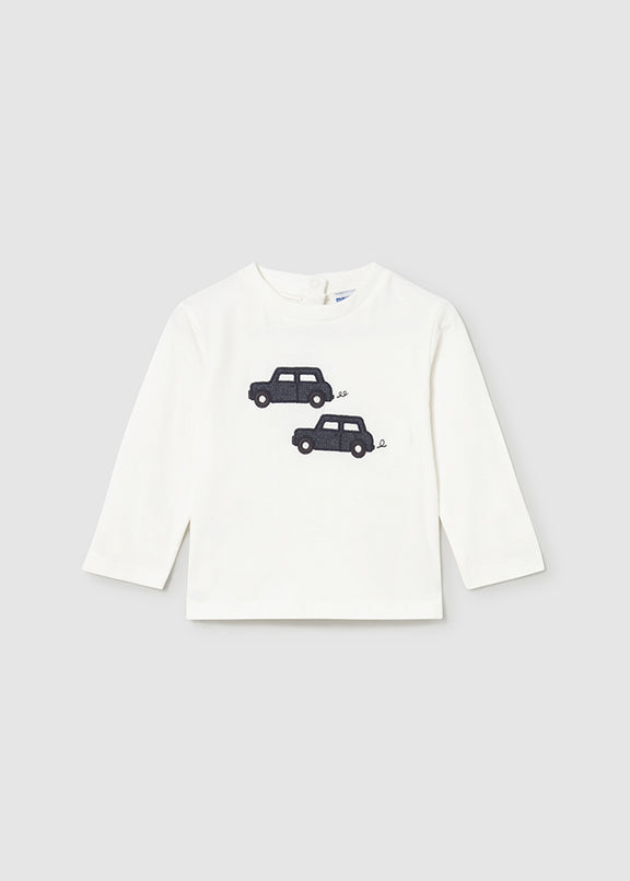 L/s t-shirt knit applique