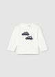 L/s t-shirt knit applique