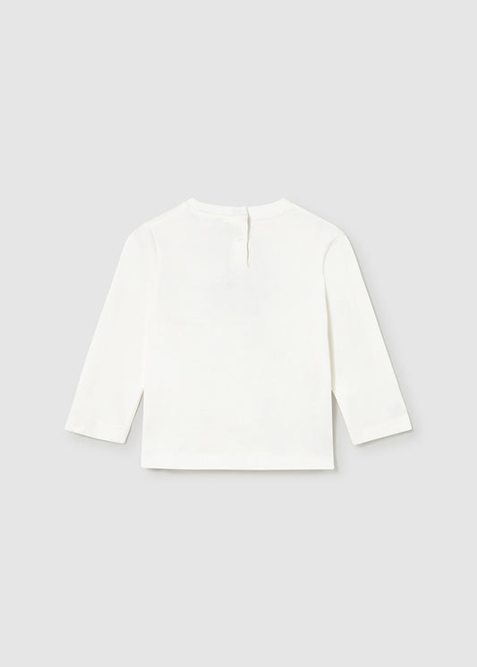 L/s t-shirt knit applique